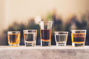 how many teaspoons in a shot glass