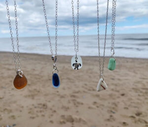 how to make jewellery with sea glass