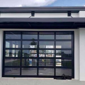 are glass garage doors safe