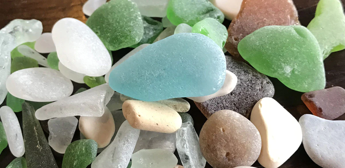 what is the rarest color of sea glass